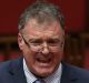 One Nation Senator Rod Culleton delivers his first speech to the Senate at Parliament House in Canberra.