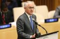 Prime Minister Malcolm Turnbull speaks during the Summit for Refugees and Migrants at UN headquarters.