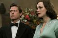 Brad Pitt and Marion Cotillard star in the upcoming film <i>Allied</i>.