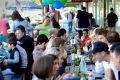 Beck Clinnick at Hunky Dory in Port Melbourne serving fish on Good Friday.