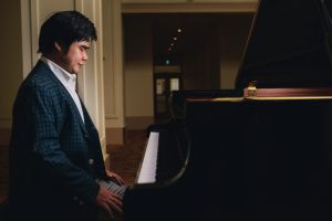 Portrait of renowned Japanese classical pianist and composer, Nobuyuki  Tsujii who will perform a special piano recital ...