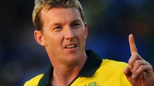 Legendary fast bowler Brett Lee.