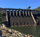 The spillway at Somerset Dam.