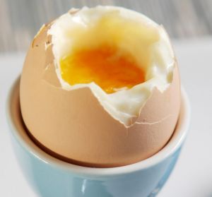 Soft-boiled egg.