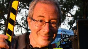 Ben Elton on the set of <i>Three Summers</i>.