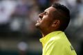 Nick Kyrgios had no answer for Kevin Anderson's serve.