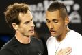 Andy Murray insists Nick Kyrgios is "always happy, friendly, nice to everyone".