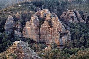 Evening Glow, from series 'From Orange to Blue' taken above Carne Creek, Newnes State Forest. On show now for exhibition ...