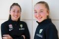 Karly Roestbakken and Laura Hughes are the new Canberra United recruits. 