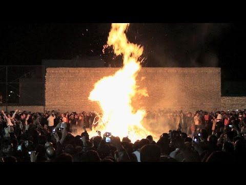 Zoroastrians Celebrate Fire Festival in Iran