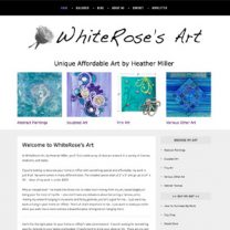 whiterosesart