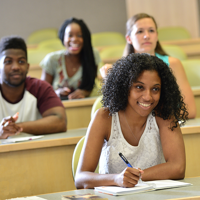 Students in class.