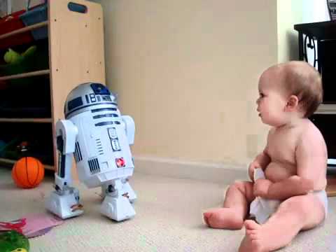 Baby Talks To R2D2