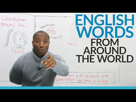 Learn Vocabulary: English words that come from other languages