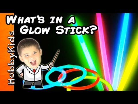 What's In a GLOW STICK? Surprise Toys + HobbyScience Party Fun By HobbyKidsTV