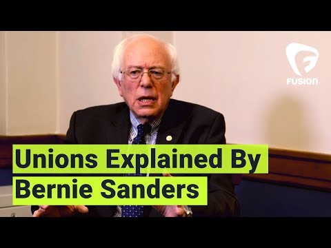 Bernie Sanders Explains Unions to Young People