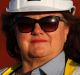 Billionaire Gina Rinehart during a tour of Hancock Prospecting's Roy Hill Mine operations.