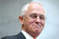 Prime Minister Malcolm Turnbull during a joint press conference with Defence Minister Marise Payne and Chief of Navy ...