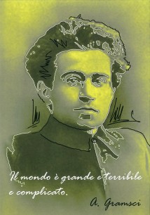 Graphic of Gramsci by Andrea Congiu