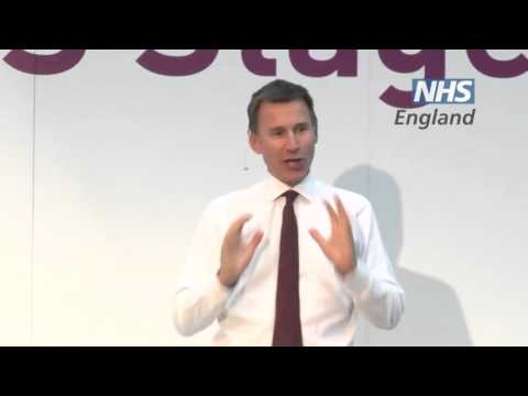 Rt Hon Jeremy Hunt MP (Secretary of State for Health) - Future NHS Stage, Tuesday 2 September 2015