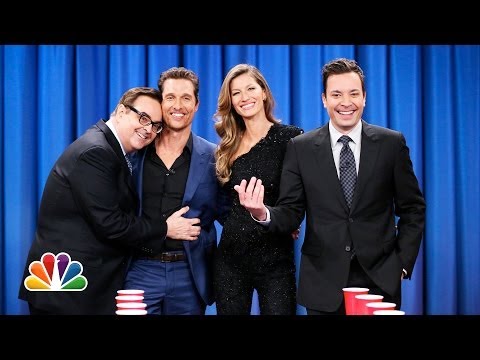 Flip Cup with Gisele Bundchen and Matthew McConaughey (Late Night with Jimmy Fallon)