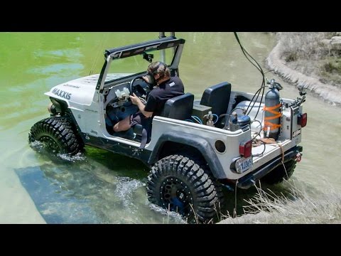 Diesel Jeep Drives 12 Feet Underwater! - Dirt Every Day Ep. 54