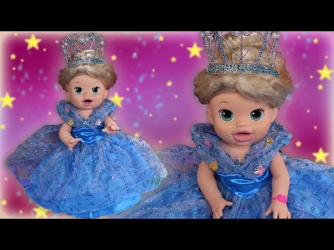 Cinderella Custom Baby Alive Disney Princess Poops Eats Play-Doh Toys Surprises