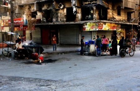 Inmediaciones del hospital M10, en el este de Alepo, bombardeado tres veces desde el 28 de septiembre. Foto del 5 de octubre.MSF/Ghaiz Yaqut al Murjan