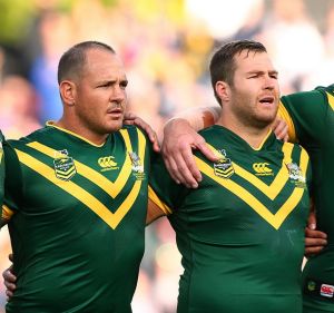 Not Wallabies quality: The Kangaroos forward pack wouldn't displace any current Wallaby.