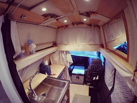 Girl builds a camper van - 32 months in 4 minutes