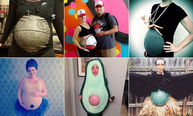 Pregnant women show off their incredible Halloween costumes