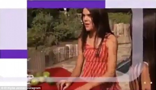 Flashback: Kendall (pictured) and Kylie Jenner were only 12 and 10, respectively, when the show first aired 