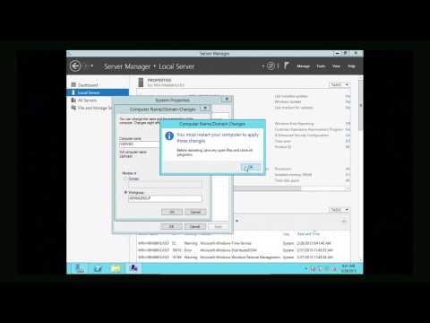 Installing Active Directory, DNS and DHCP to Create a Windows Server 2012 Domain Controller