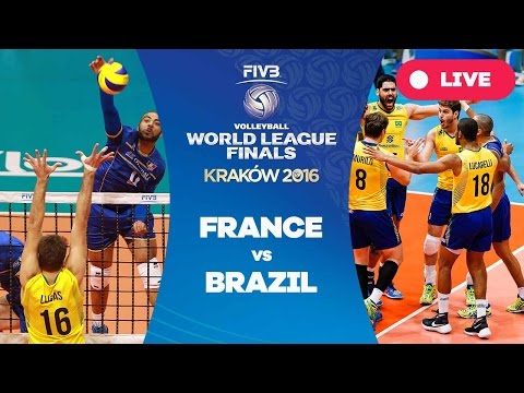 France v Brazil - Group 1: 2016 FIVB Volleyball World League