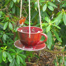 Bird Feeder In Stoneware By Caractacus Pots - Bird Feeders