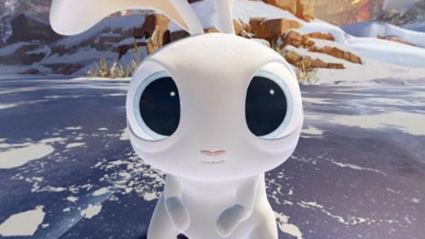 The Face of the Future: This innocent bunny is the star of the Virtual Reality film Invasion! by former Dreamworks ...