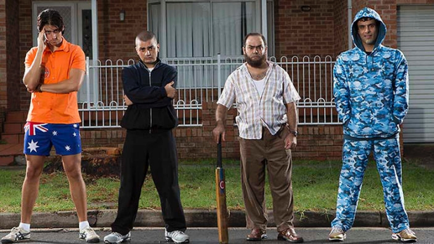 Goon squad: It's idiots vs idiots in the controversial Aussie satire Down Under.