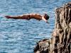 Incredible pics of cliff divers in Japan