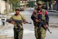 Free Syrian Army fighters patrol in Jarablus, Syria in August.