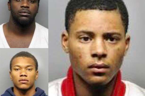 Anthony Tolliver, 22, (top left) Karmani Ely, 19, (bottom left) and Richard Taylor, 19, are charged with murder and robbery in the slaying of Eric Brown, 21, in Richmond’s La Moine Valley View Park.