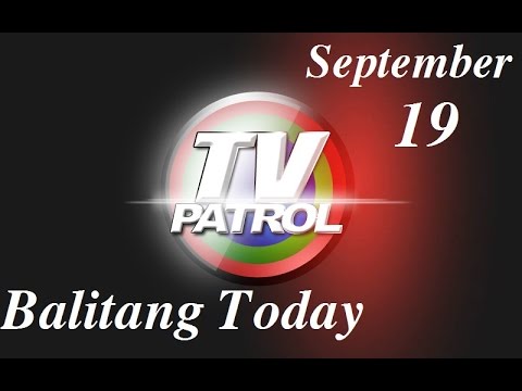 Balitang Today September 19 - 2016