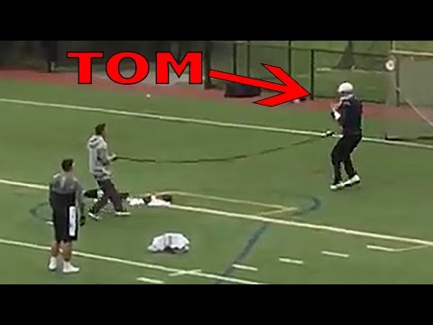 Tom Brady Throws Rockets During Secret Workout