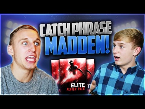 CATCH PHRASE MADDEN! Vs. Connor! Madden Mobile 17