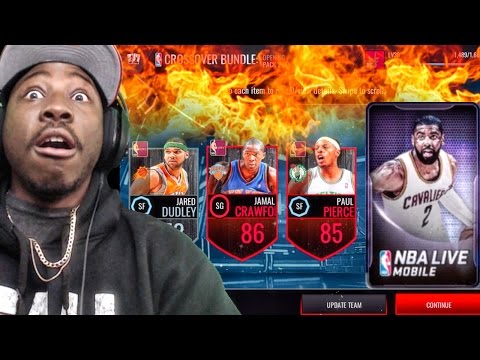 ELITE THROWBACK PLAYERS IN CROSSOVER PACK OPENING! NBA Live Mobile 16 Gameplay Ep. 31