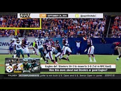 ESPN First Take Today - Philadelphia Eagles vs Pittsburgh Steelers 34-3 - NFL Week 3