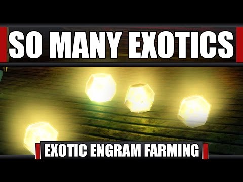 Destiny "EXOTIC ENGRAM FARMING" LOCATION | HOW TO GET EXOTICS FAST | Destiny Exotic Engram Farming