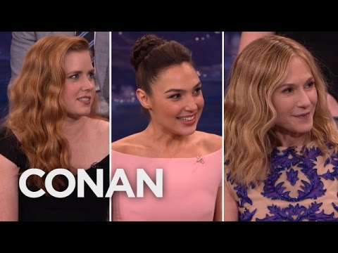 Amy Adams' Girl Crush On Holly Hunter & Gal Gadot  - CONAN on TBS