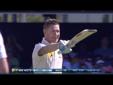 Michael Clarke 113 vs England | 1st Ashes Test 2013-14