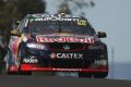 Jamie Whincup sets the fastest time at Mount Panorama in qualifying on Friday.