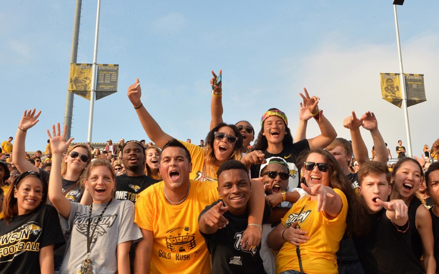 Students at Towson University